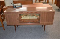 MID CENTURY LAMINATE 53”LONG SIDEBOARD WITH