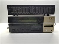 Pioneer stereo system, Tuner, Amplifier