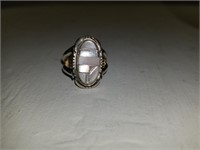 Sterling Ring Opal 6.2gm