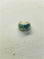 Size 6 Ring Sterling silver 6.665gm