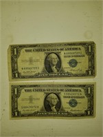Two Silver Certificates 1935, 1957
