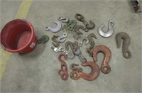 Pail of Assorted Hooks