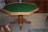 Pedestal Poker Game Table