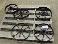 (5) Steel Wheels - (3) 15" & (2) 14"