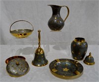 Set Of  6 Brassware Lot  - 796