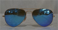 Ray Ban Polarized Blue Aviator Sunglasses