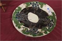 Decorative Pottery Platter: