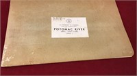 vintage Potomac river map