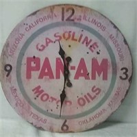 Pan-Am Wall Clock, Good For Man Cave Appears