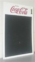 Metal Coca Cola Advertising Chalk Board 20"×30"