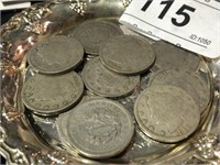 10 Century Old "V" Nickels