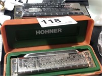 2 Harmonicas -Hohner Special 20 in Case, Hohner