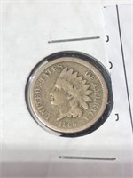 1860 Civil War Indian One Cent Coins