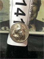 1912 Silver Coin Ring sz 5.75