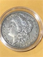 1881 Morgan Silver $1 Dollar Coin