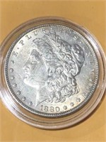 1880 O Morgan Silver $1 Dollar Coin
