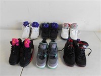6 pairs slightly used JORDANS size 4Y
