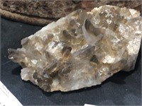 Smokey Quartz w/ Points  4" long