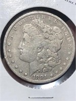 1881 O Morgan Silver $1 Dollar Coin