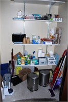 Contents of Closet, Janitorial Supplies & Misc.