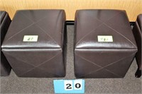 (2) Bench Seats w/Reversible Tray Lid