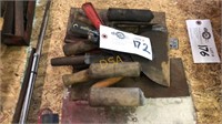 Lot of assorted Putty knives and trowels