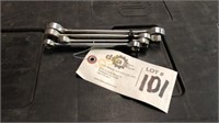 Set of line wrenches