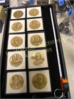 8 WWII Bronze Medals