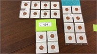 (8) UNCIRCULATED LINCOLN CENTS, (8) UNCIRCULATED