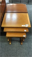MID CENTURY NATHAN NEST OF 3 TABLES