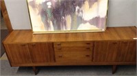 MID CENTURY ALFRED COX SIDEBOARD; 87"