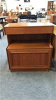 MID CENTURY ENTERTAINMENT CABINET WITH A DROP