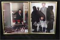 2pc Signed Photos of Hugh Laurie & Tony