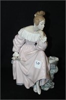 "In the Garden" Lladro H-G-A Retired Figurine