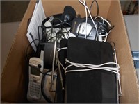 Box of Phones Mixed Sets and TV Antennas