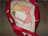 Large Red Bag of Linen's