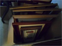 1 Box of Mixed Picture Frames All Sizes