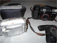 1 Canon Camera and 1 DXG-572V Digital Camcorder
