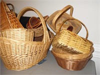 Large Lot of Baskets Multiple Sizes and Designs