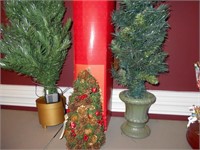 3 Christmas Tree Decorations Various Sizes