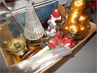 Box of Miscellaneous Christmas Decorations