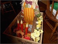 Box of Autumn Decorations