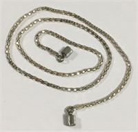 Italy Sterling Silver Chain Necklace