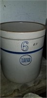 6 Gallon Blue Band Crock