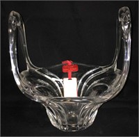 Vannes Le Chatel French Art Glass Basket