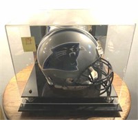 PANTHERS TEAM HELMET ACRYLIC COLLECTOR DISPLAY