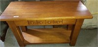 Sofa Table - Single Drawer - 4' Long, 20" Deep