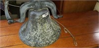 Cast Iron Yard Bell on Pole - Crystal Bell Co.