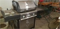 Char-Broil Stainless Propane Grill w/Side Burner