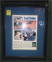 CEICIL FIELDER SIGNED PHOTO